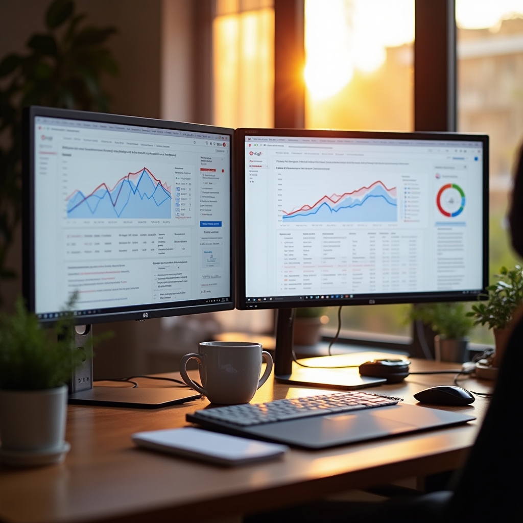 Search analytics dashboard showing rich result impressions